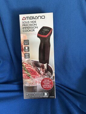 New Ambiano Sous Vide Precision Immersion Cooker 800W Model #H-106